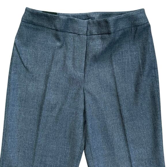Jones NY Gray Trousers Work Pants Straight Leg Dress Pants Size 8P Corpcore NWT - Picture 3 of 9